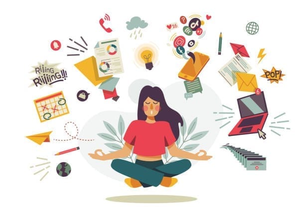 Moins de fatigue lié au stress et à l'anxiété