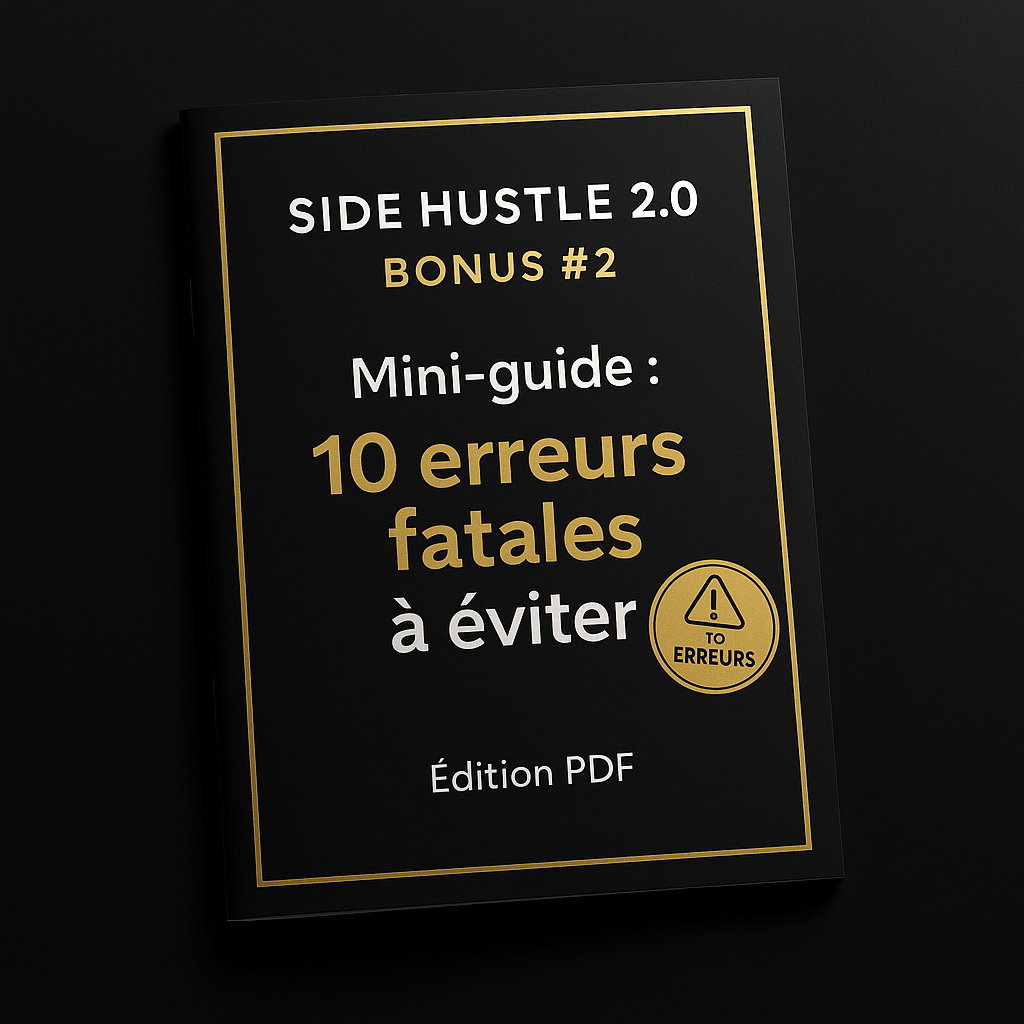 Pack bonus SIDE HUSTLE 2.0