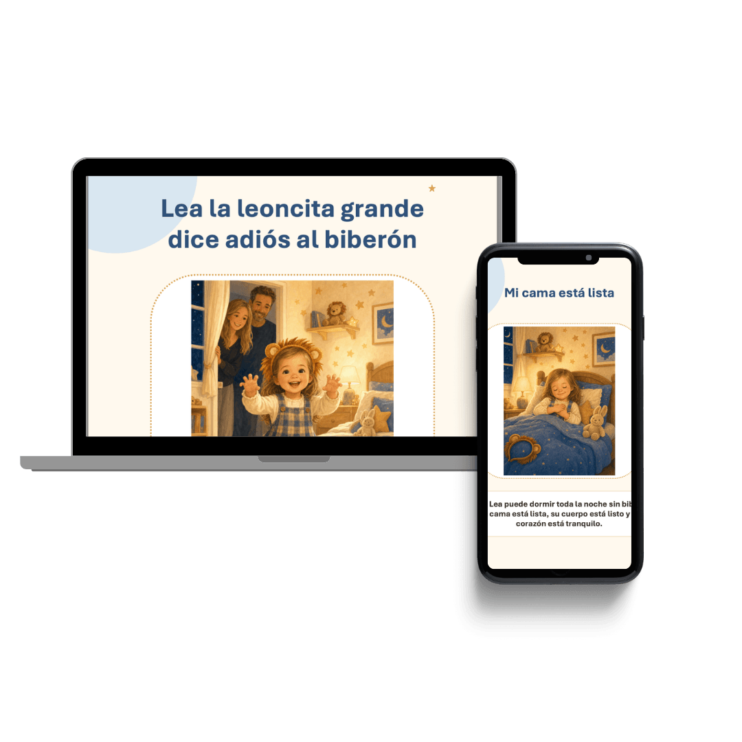 Plantilla de Historia Social para transición de cuna a cama - Es Hora de Dormir