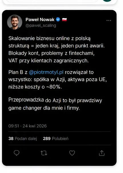 Opinia Pawła (X) o PLAN BPG