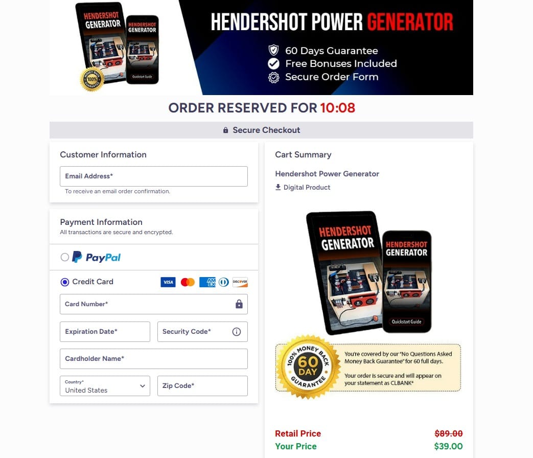 Hendershot Power Generator