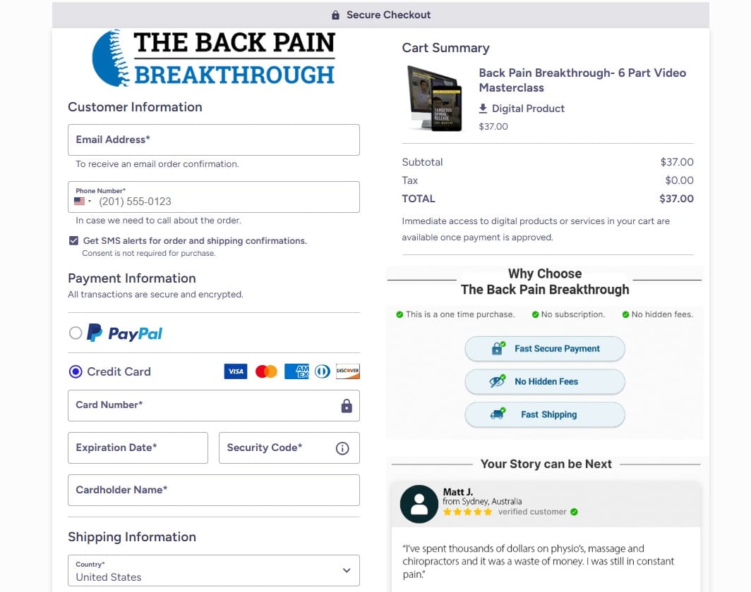 The Back Pain Breakthrough