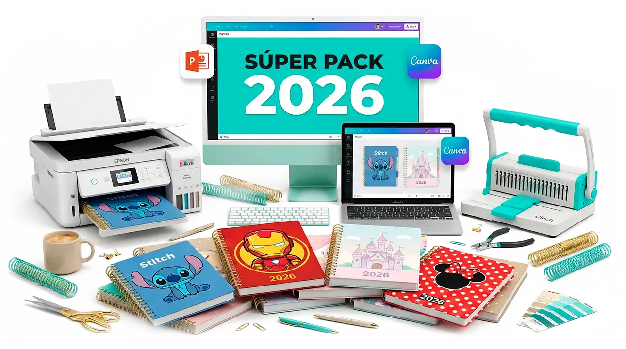 Súper Pack Agendas 2026 - Todo Incluido