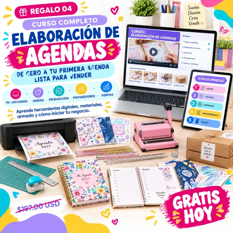 Curso completo para tu negocio de agendas