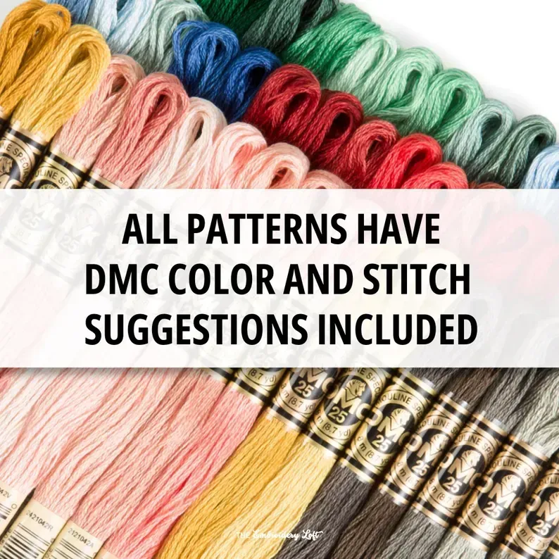 Beautiful hand embroidery pattern example 3