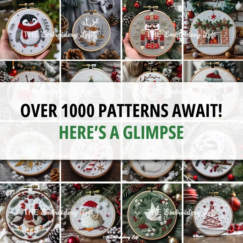 Beautiful hand embroidery pattern example 4