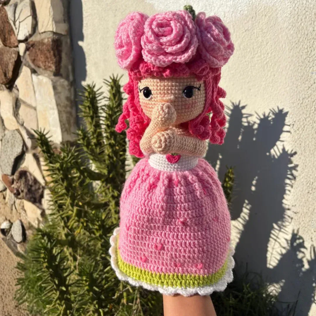 Patrón muñeca ramo reversible 13