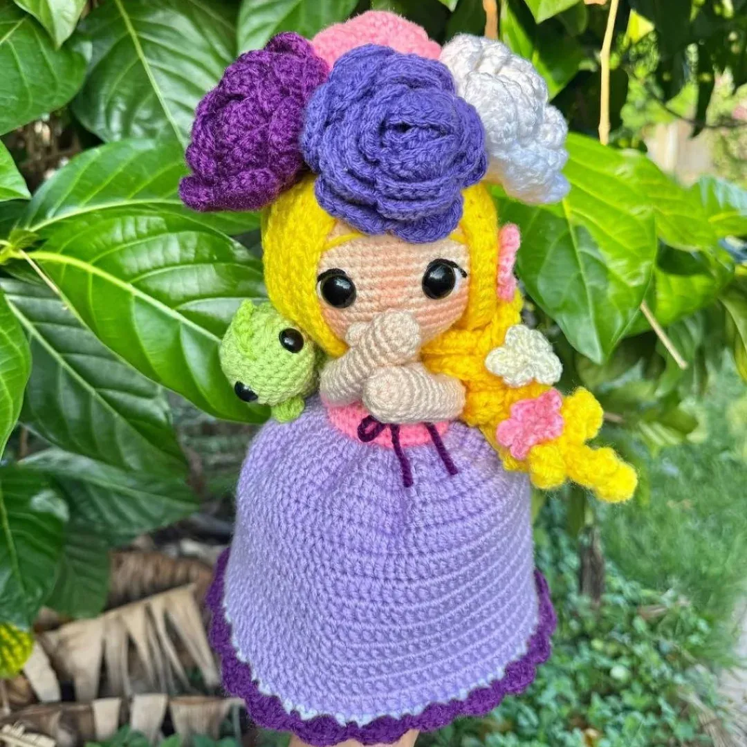 Patrón muñeca ramo reversible 9