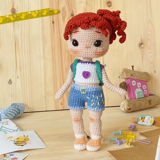 Amigurumi doll pattern #006