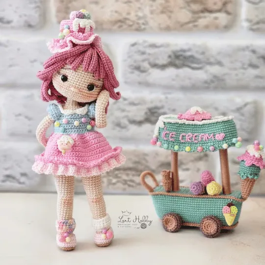 Amigurumi doll pattern #015