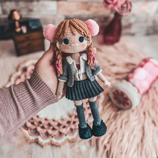 Amigurumi doll pattern #014