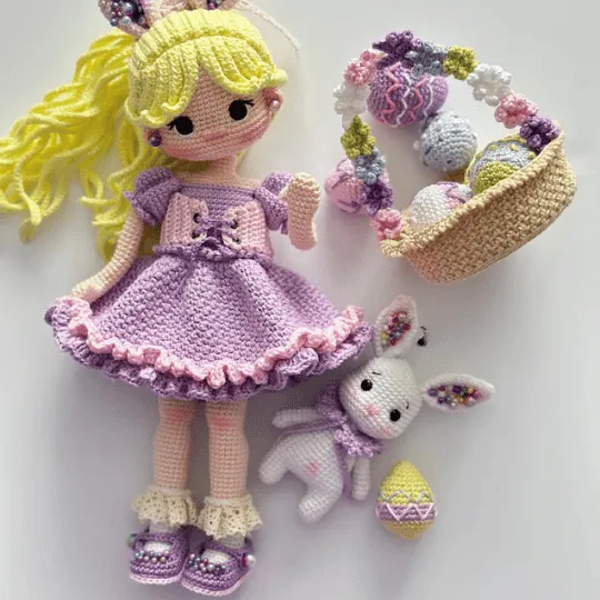 Amigurumi doll pattern #018
