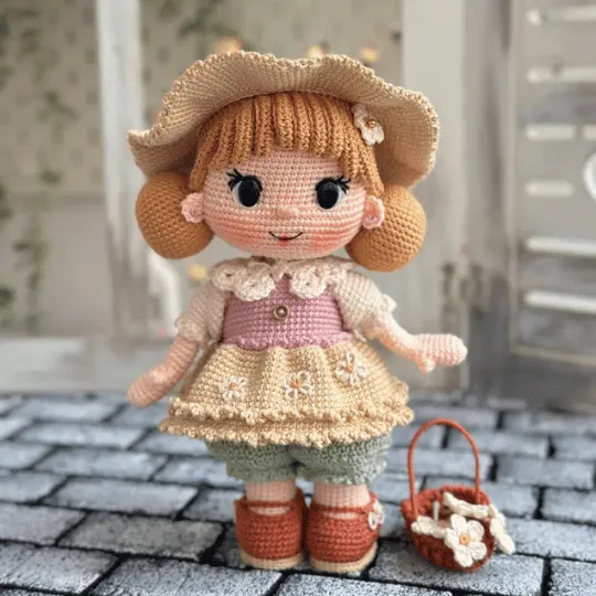 Amigurumi doll pattern #019