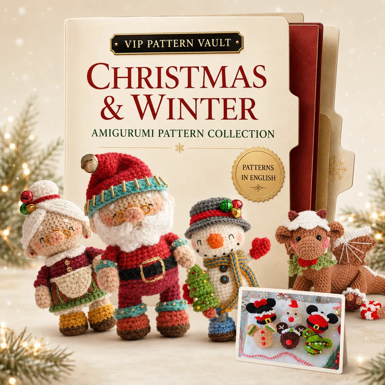 Christmas and Winter amigurumi pattern collection