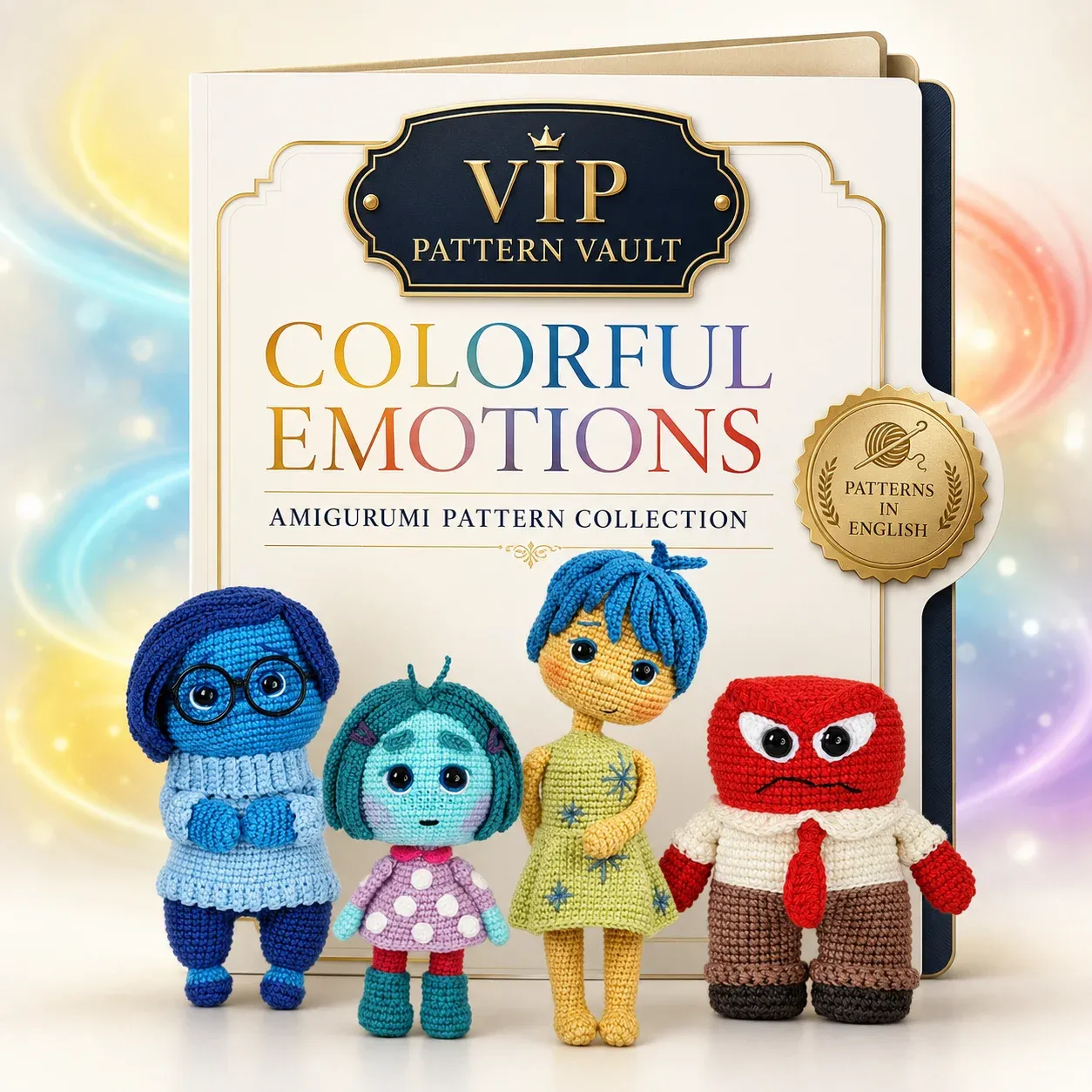 Colorful Emotions amigurumi pattern collection