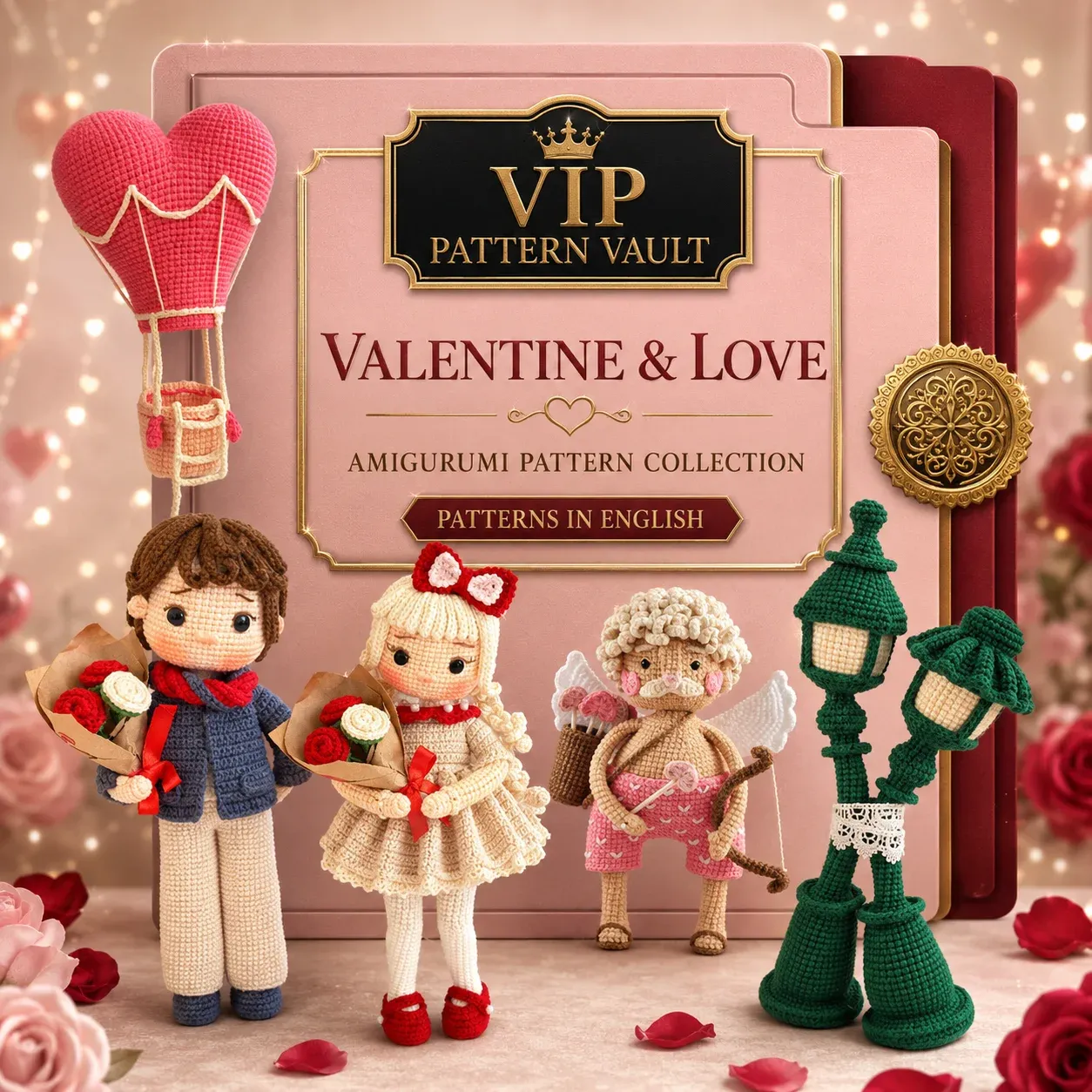 Valentine and Love amigurumi pattern collection