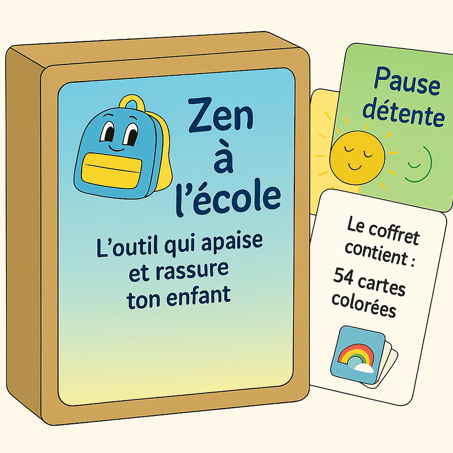 Zen à l'école – Le coffret qui apaise et rassure ton enfant