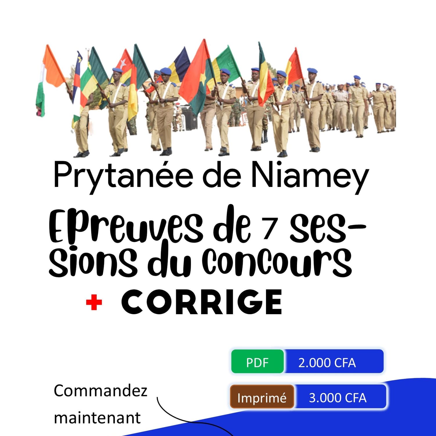 Epreuves de 7 sessions  du concours du Prytanée + CORRIGE [PDF]