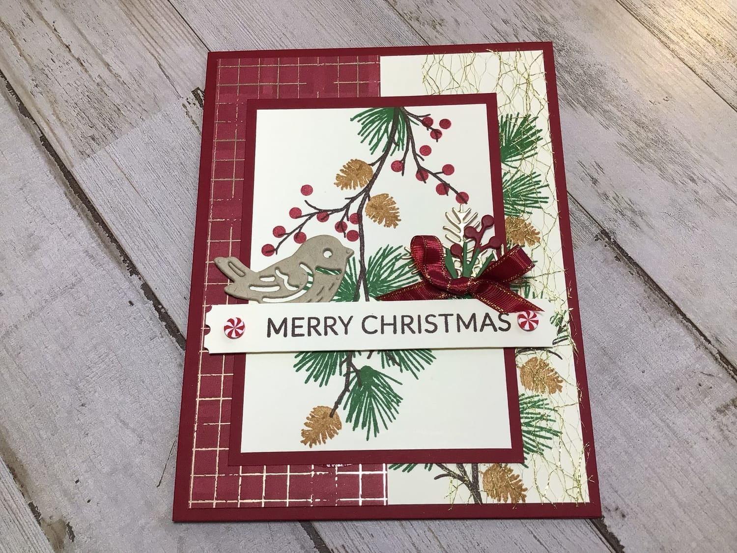 🎄 Branching Out Cozy Country Christmas Card 🎄