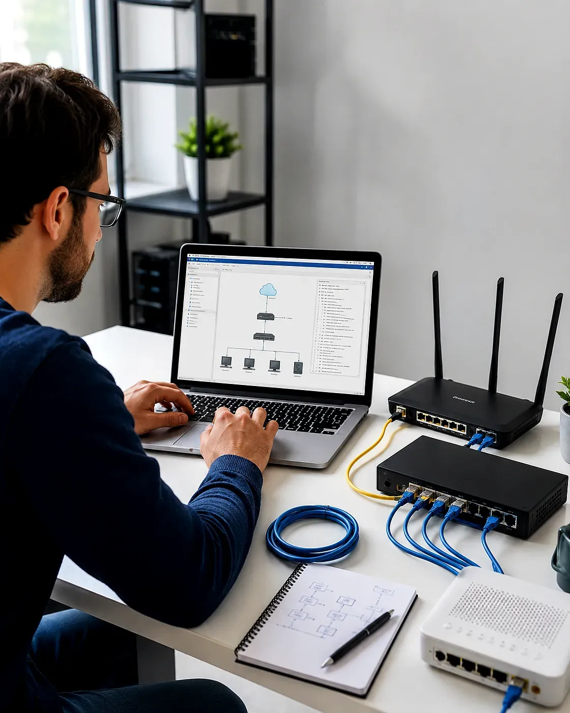 Curso de redes informáticas, routers y switches