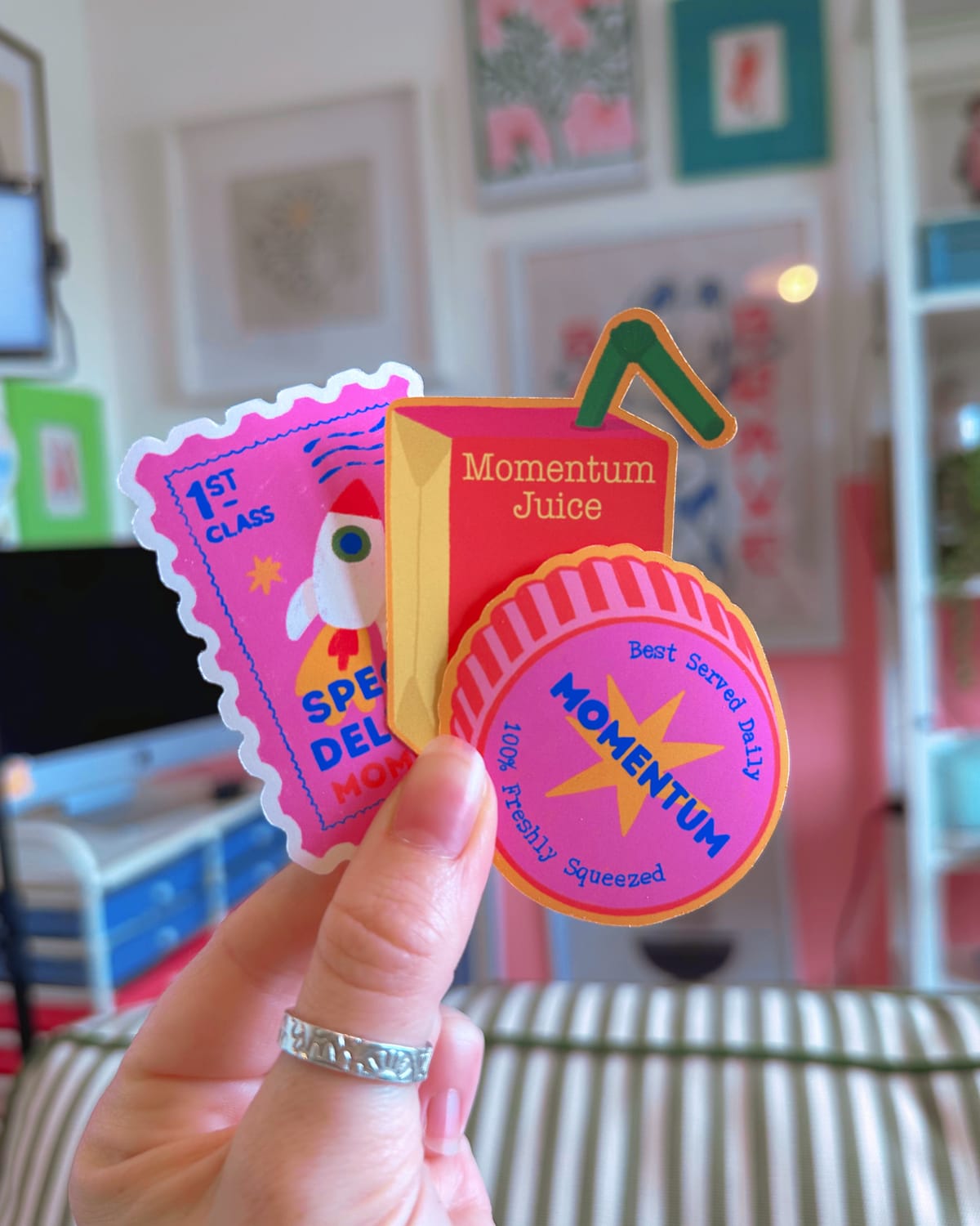 A previous physical letter club package