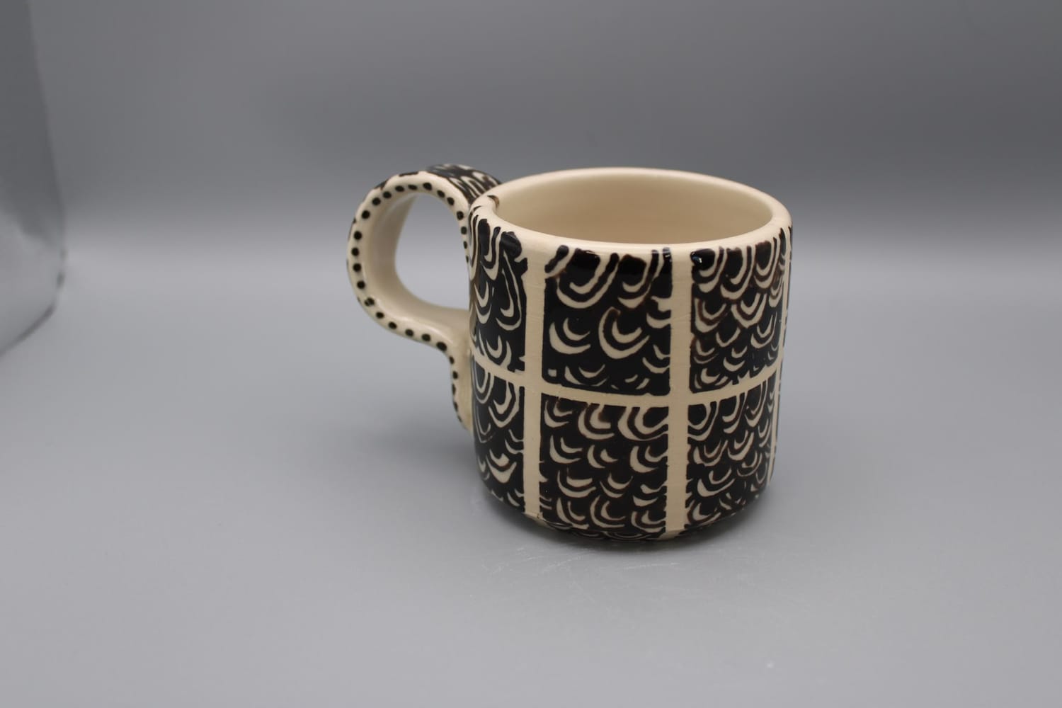 Handmade pottery mug