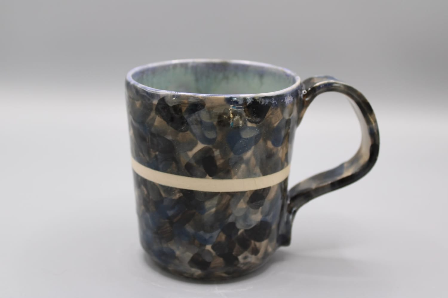 Handmade pottery mug