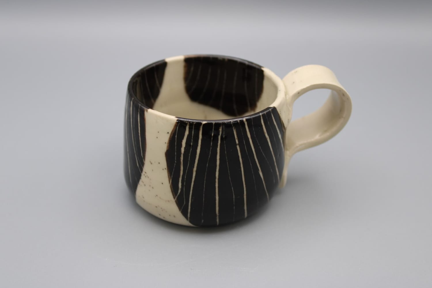 Handmade pottery mug