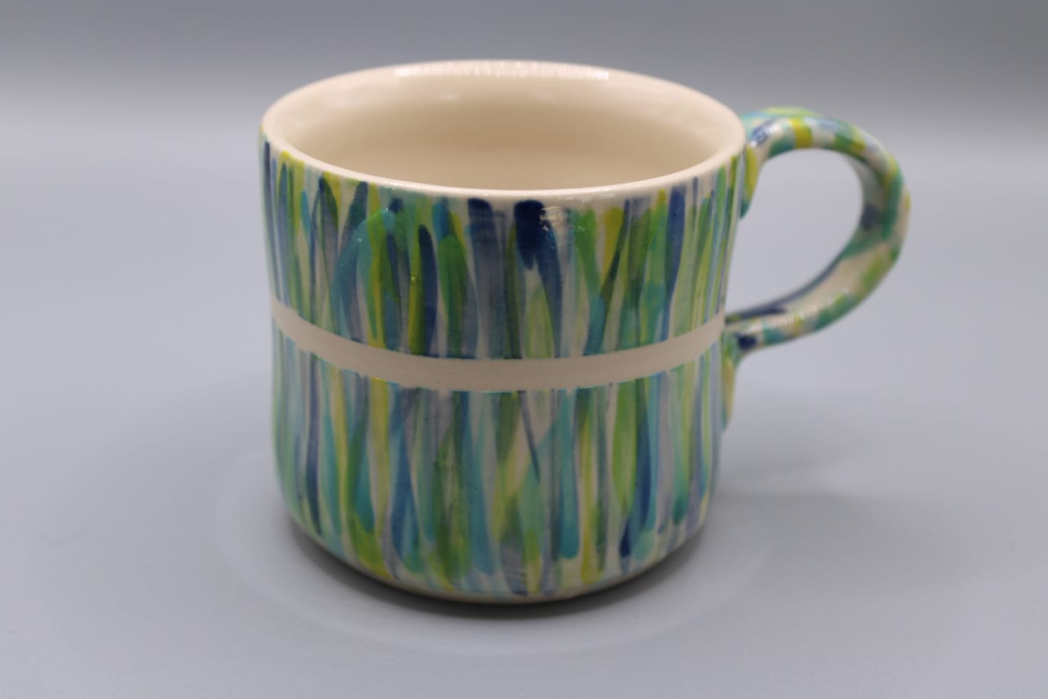 Handmade pottery mug