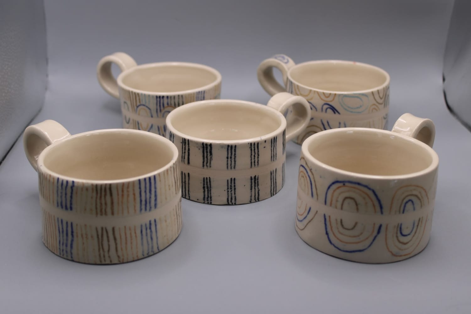 Handmade pottery mug