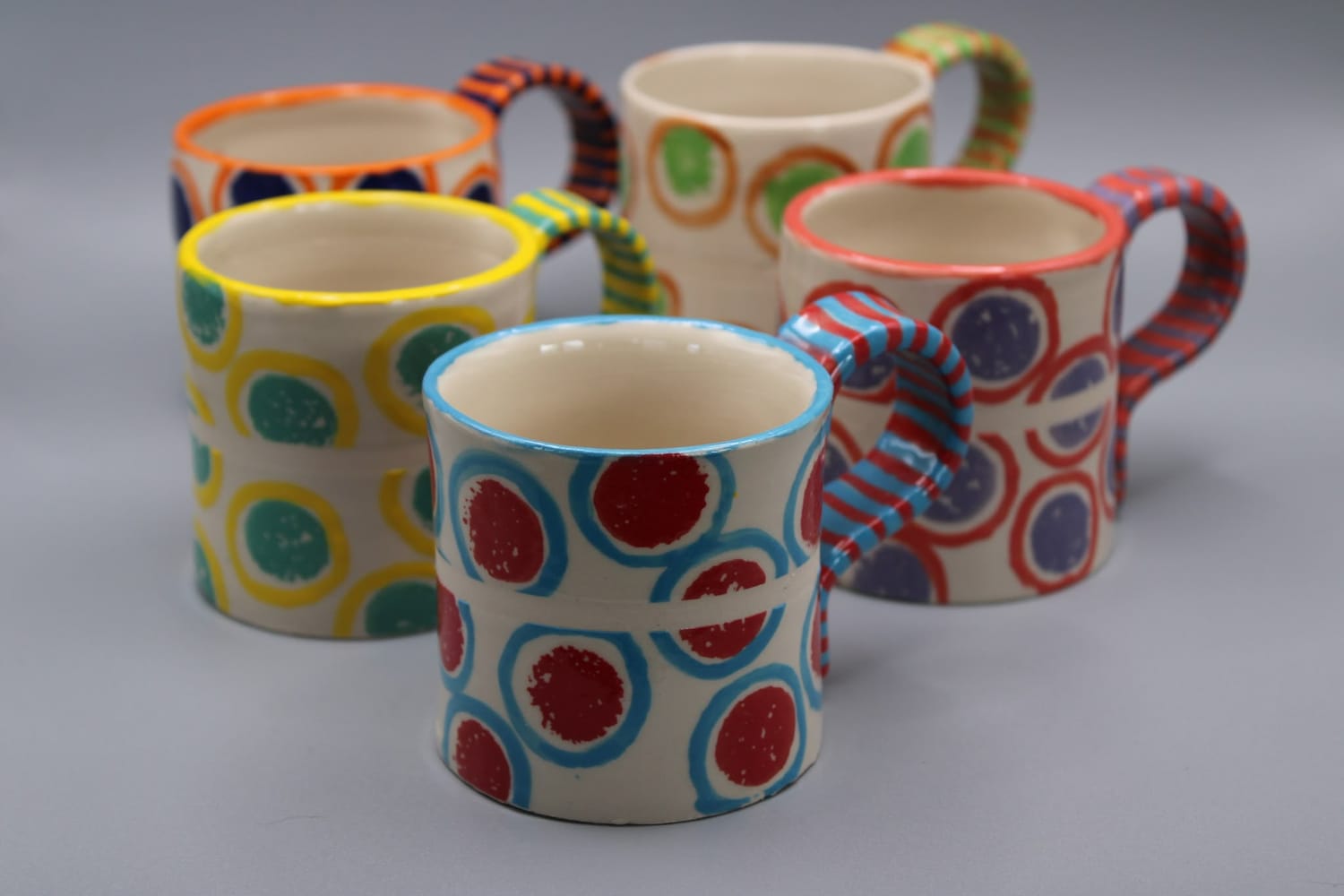 Handmade pottery mug