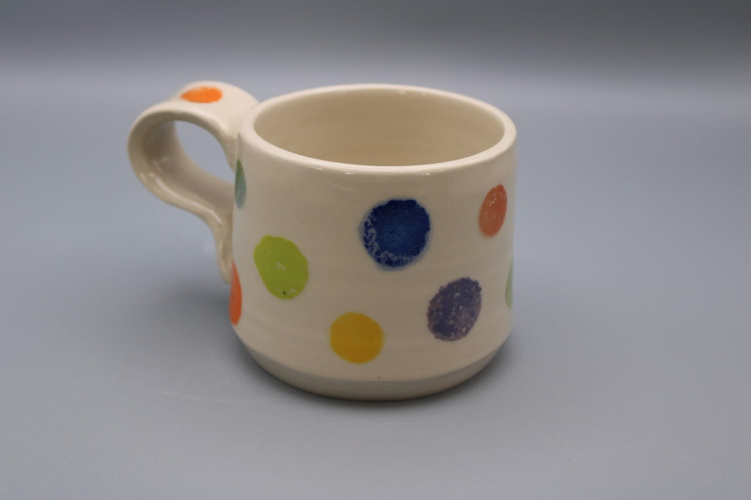 Handmade pottery mug