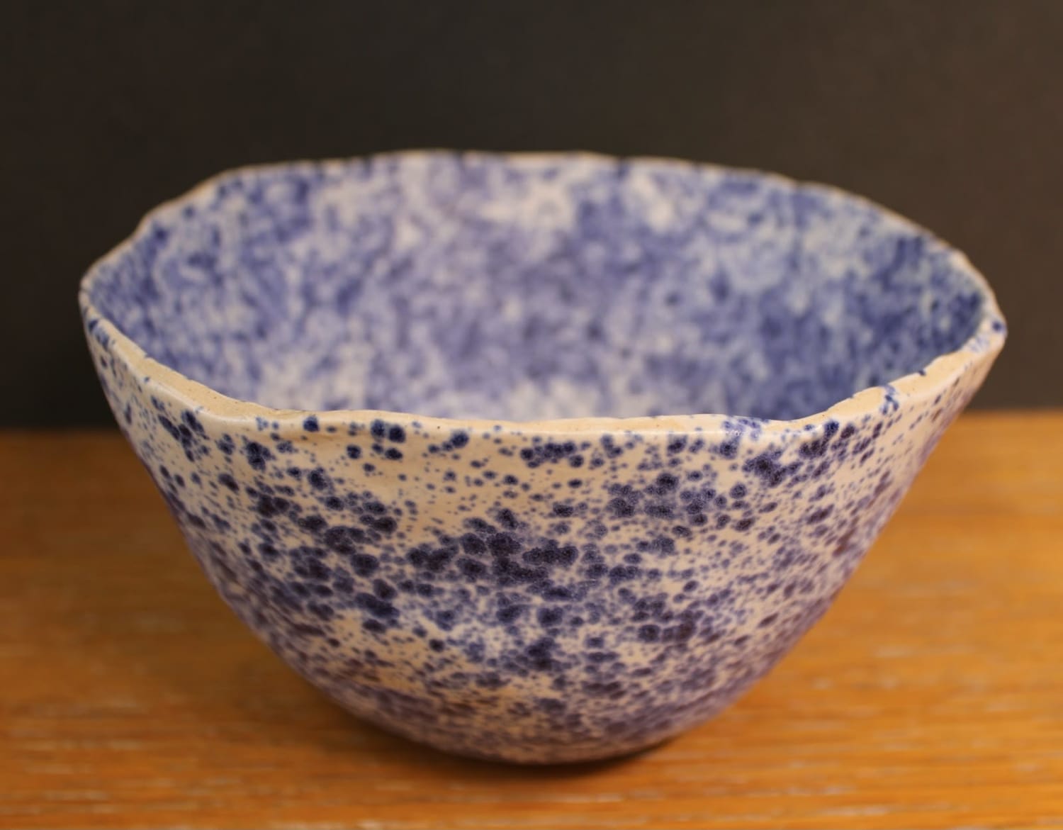 Organic handmade pottery bowl