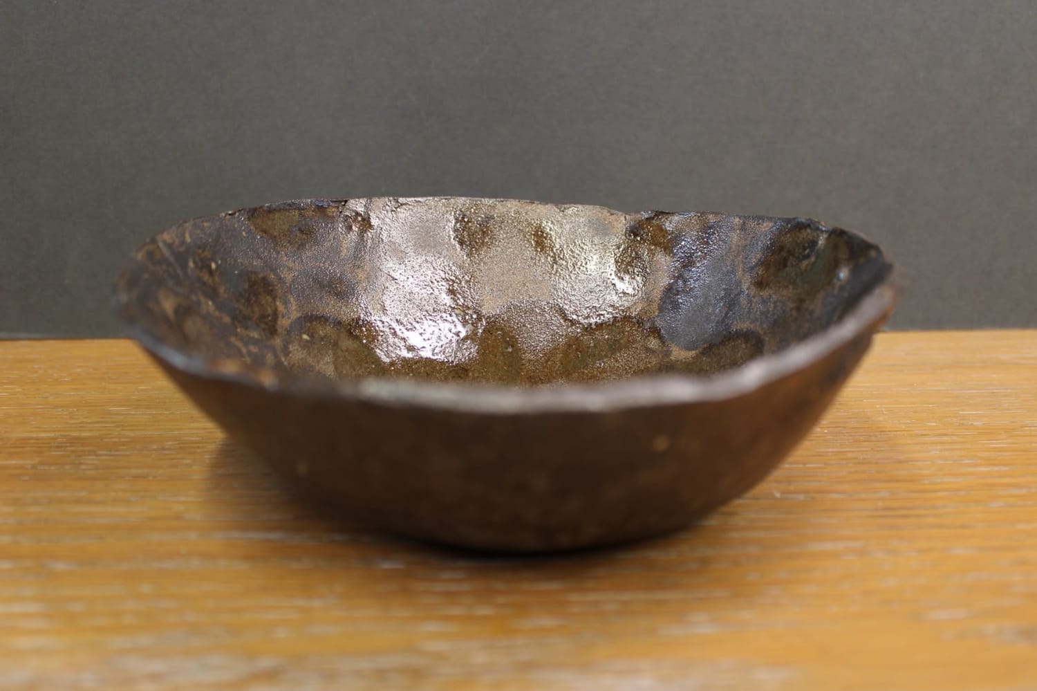 Organic handmade pottery bowl
