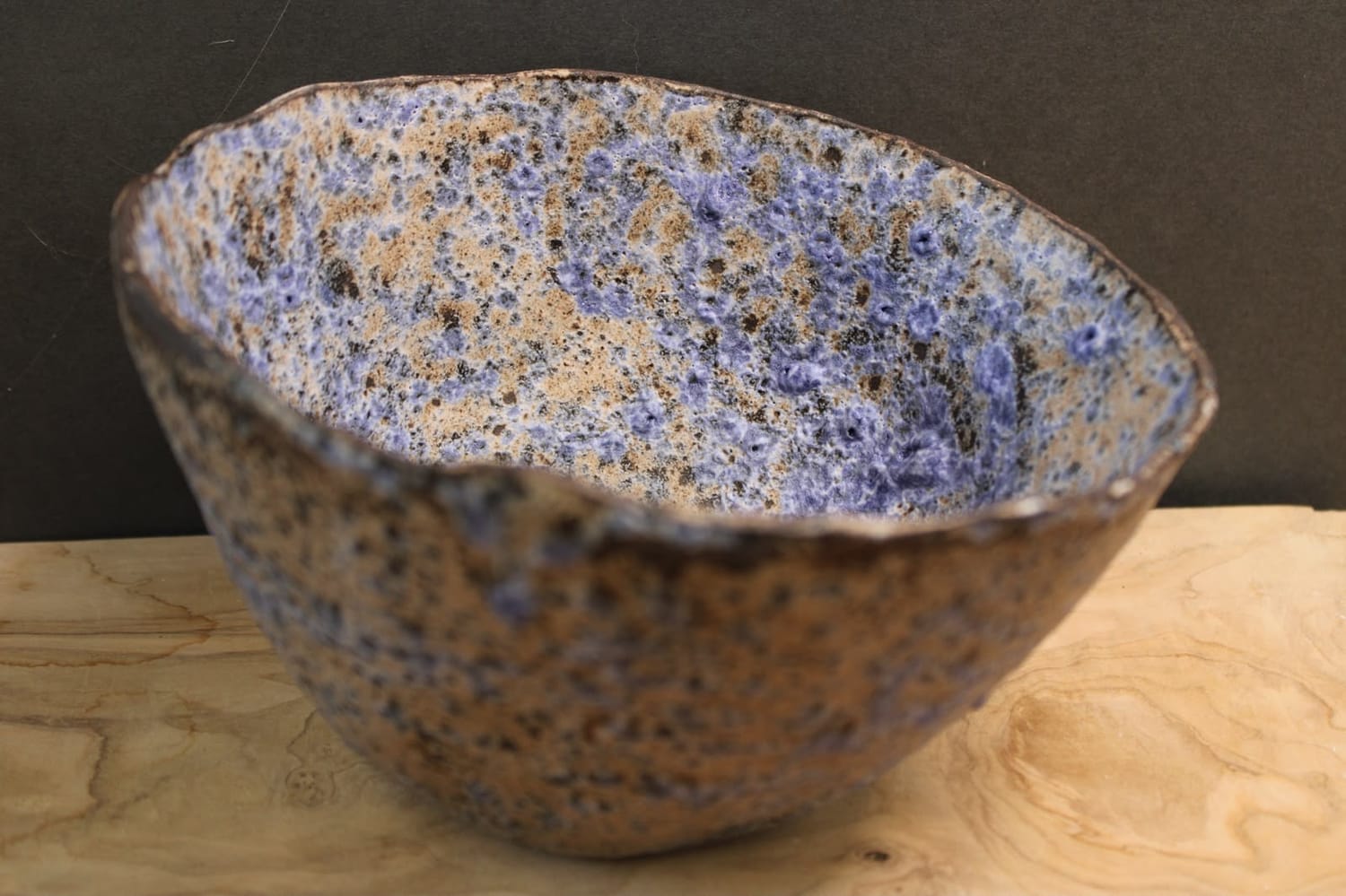 Organic handmade pottery bowl