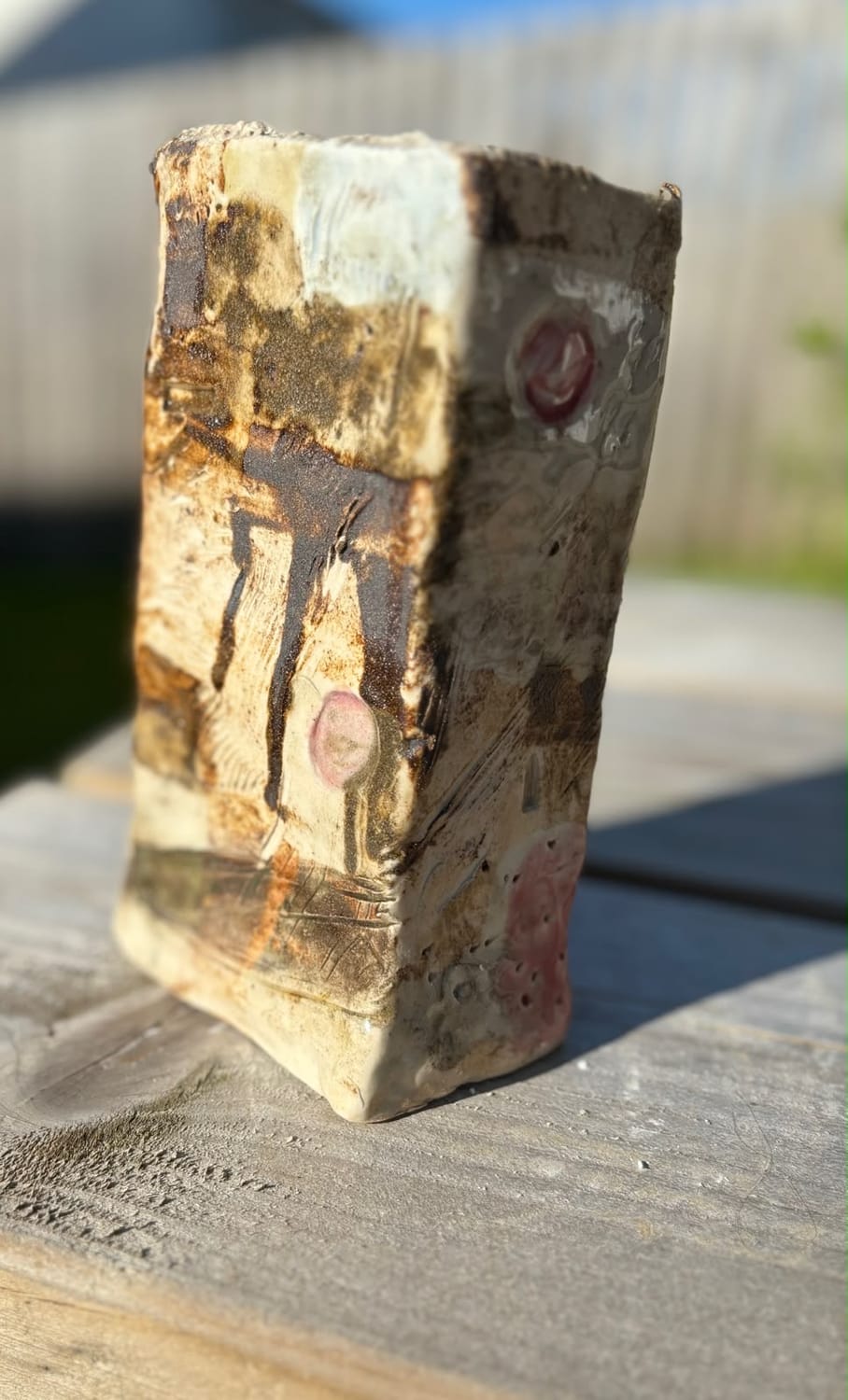 Handmade pottery vessel