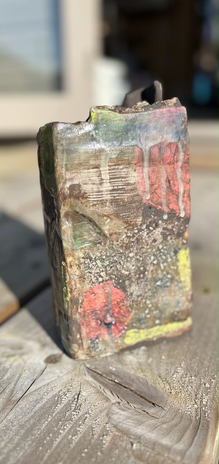 Handmade pottery vessel