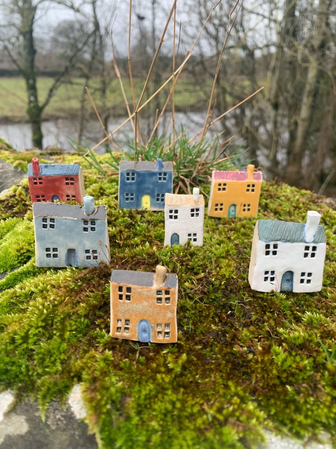Handmade ceramic cottage