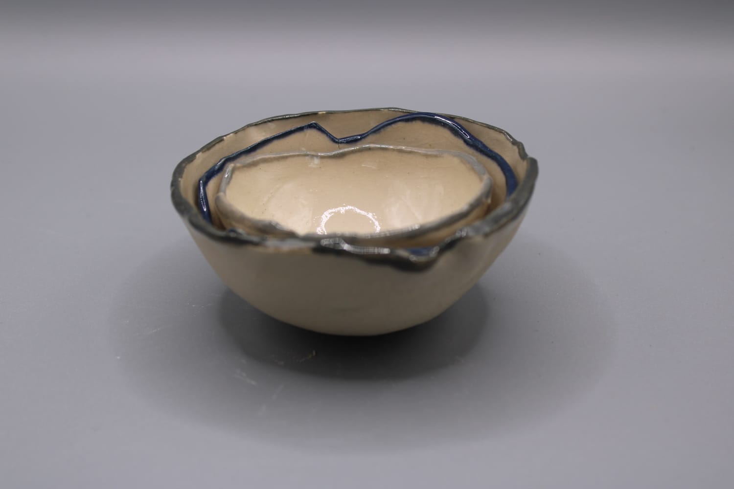 Handmade small stacking dishes