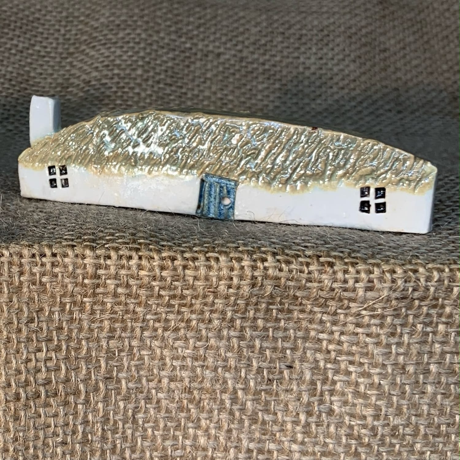 Handmade ceramic croft houses