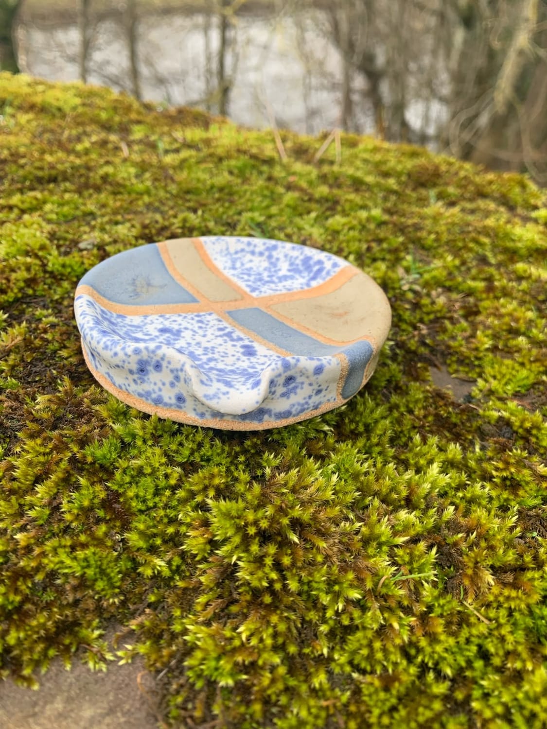 Handmade ceramic platter