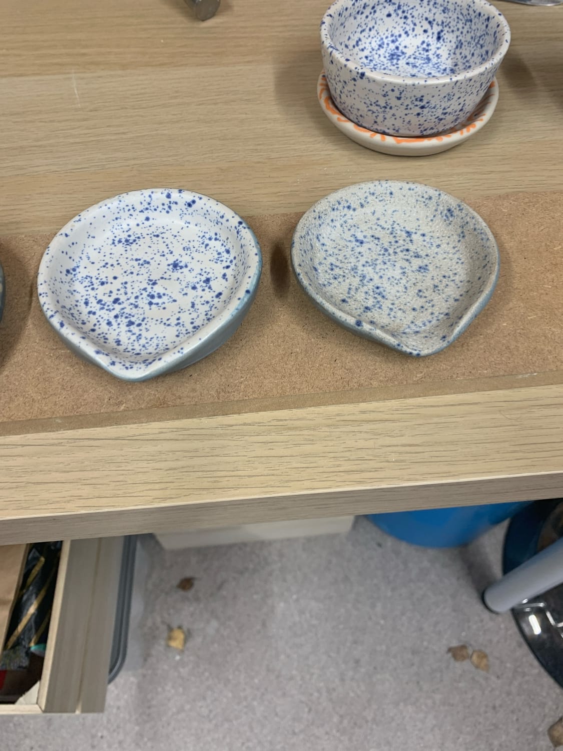 Handmade ceramic plate, platter or spoon rest