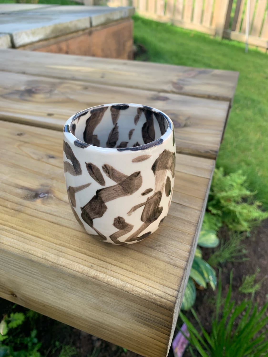 Handmade ceramic bowl, dish or pot
