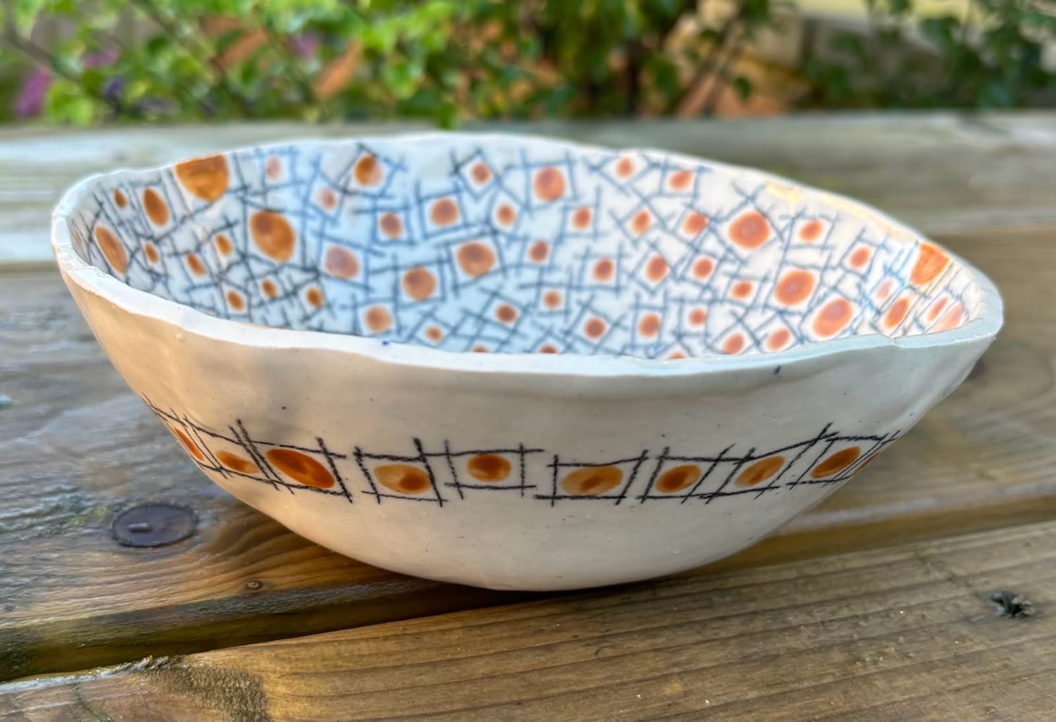 Handmade ceramic bowl, dish or pot