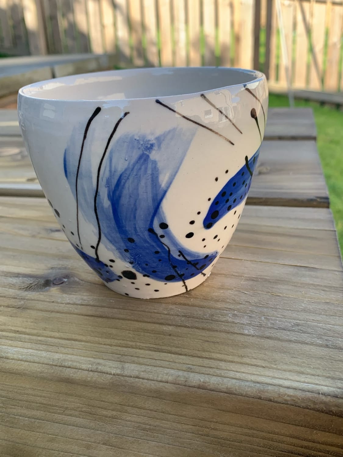 Handmade ceramic bowl, dish or pot