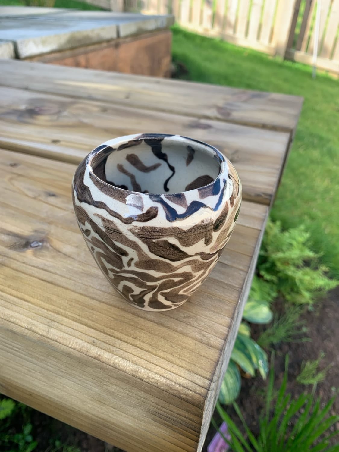Handmade ceramic bowl, dish or pot