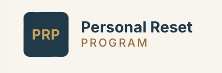 logo blue personal reset program