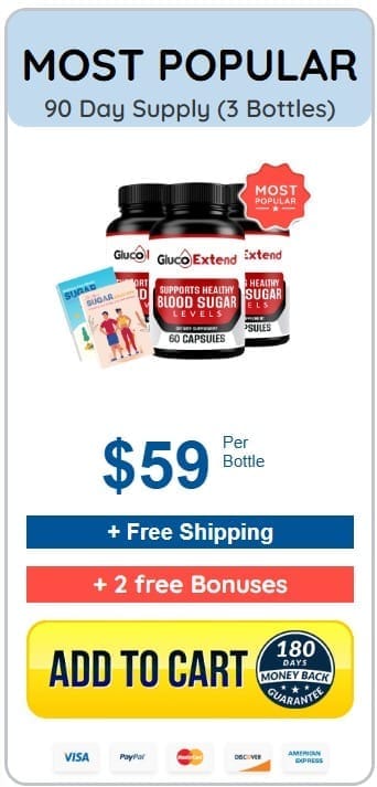 Gluco Extend 3 bottle