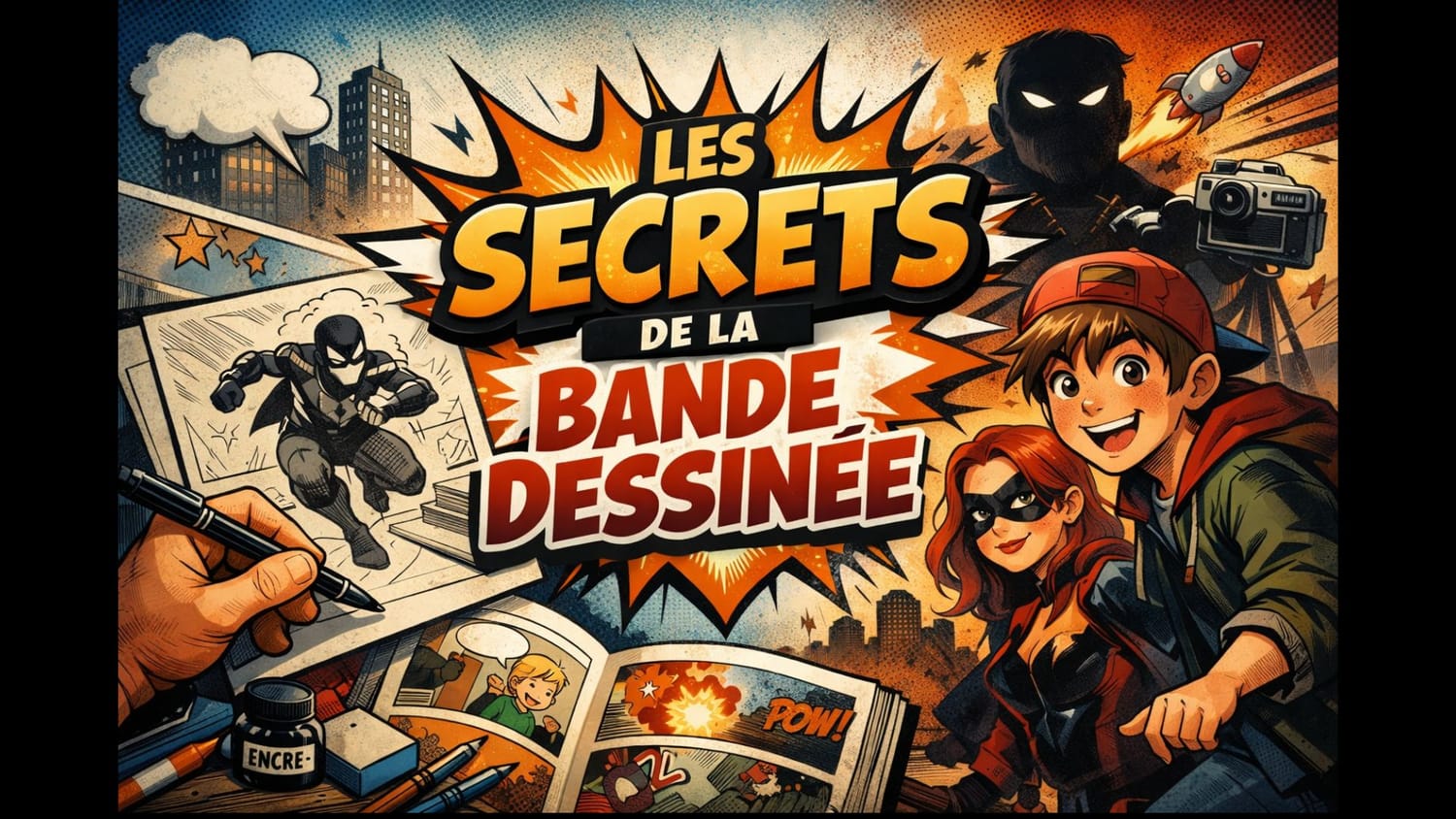 Le vocabulaire lié à la bande dessinée