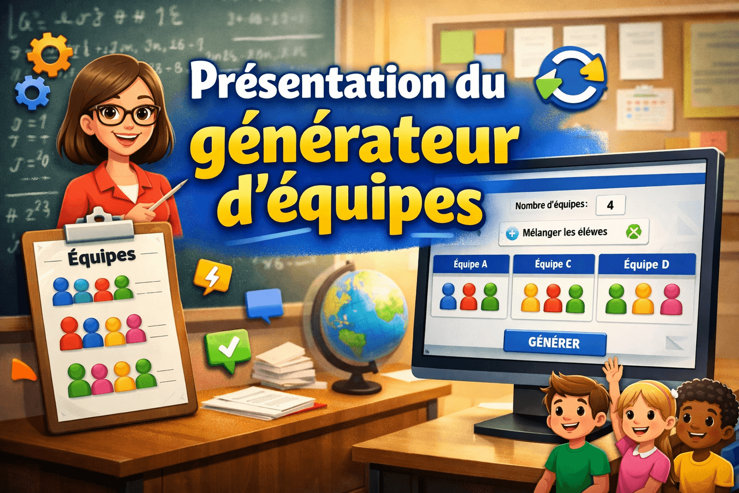 Le générateur pour la formation des équipes